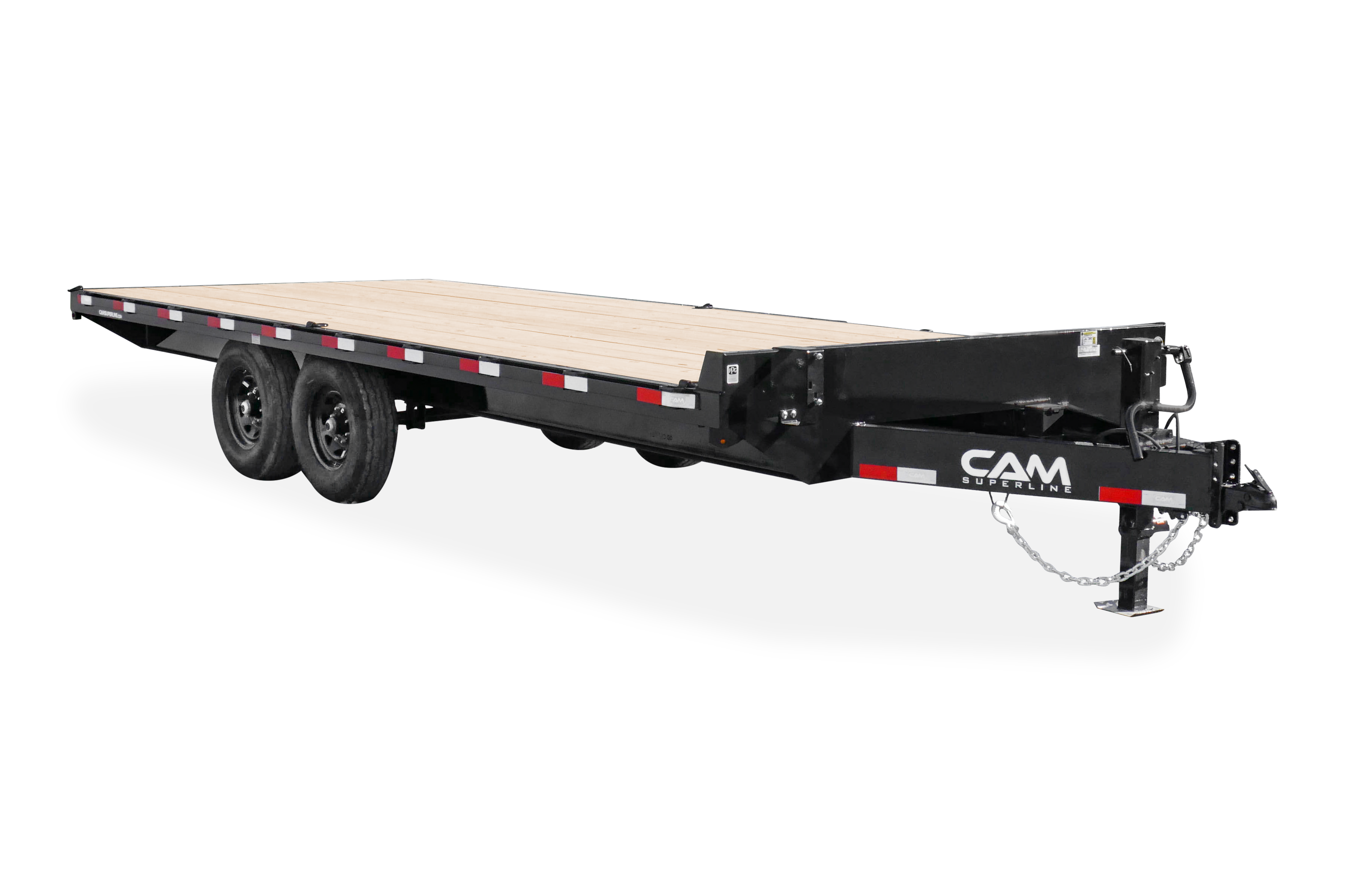 15.4K Standard Duty Deckover Trailer 8.5 x 16 Flat Deck