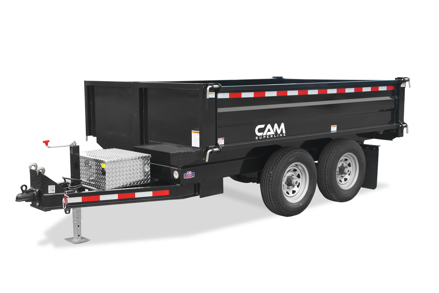 5 Ton Advantage Deckover Dump Trailer 72.5 IN x 10 FT