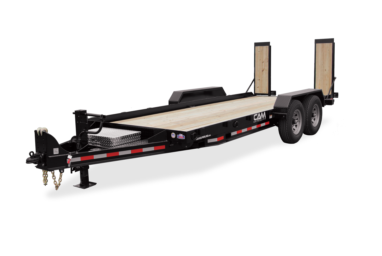 8 Ton Equipment Hauler Angle Trailer 8.5 x 18 GN